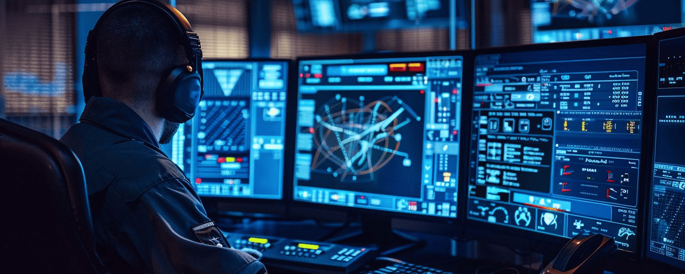 Оператор за пультом мониторинга БПЛА — The Neural Hub